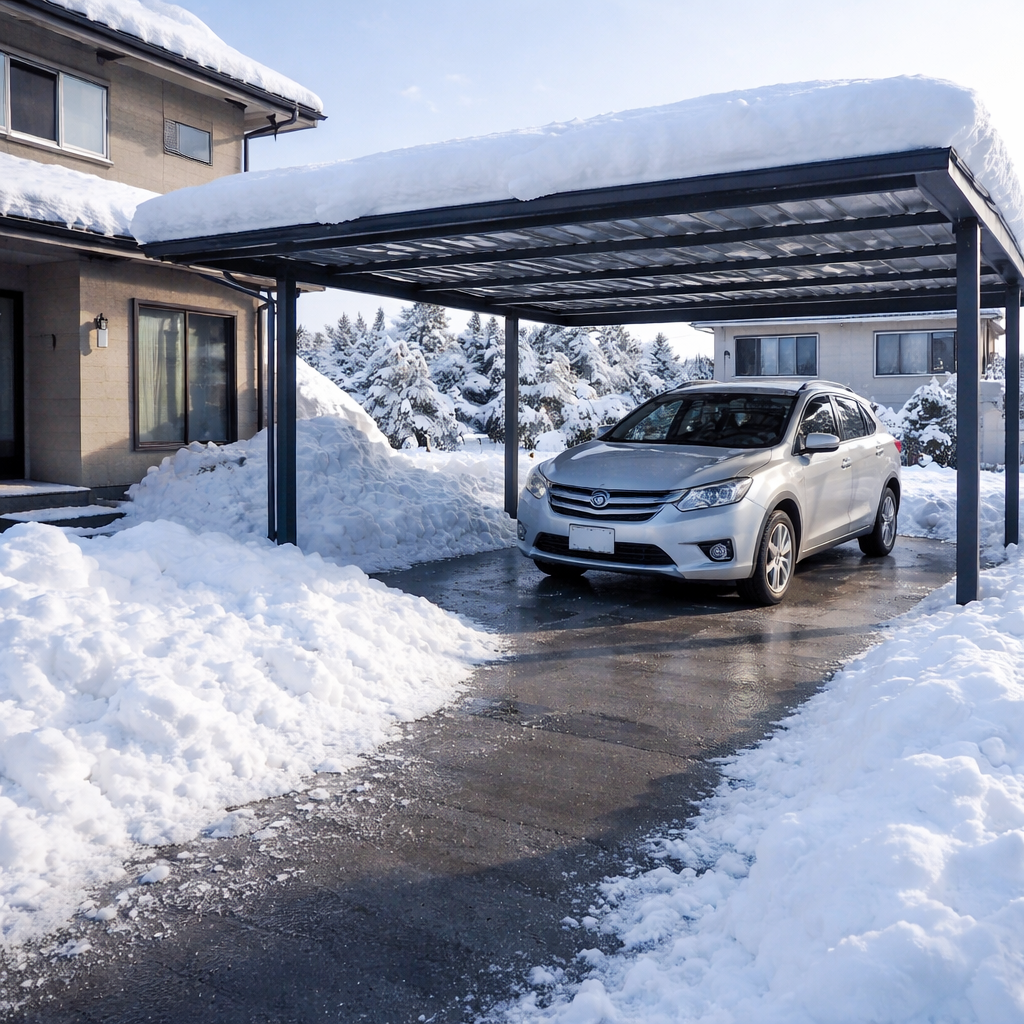 冬の生活が変わるカーポート